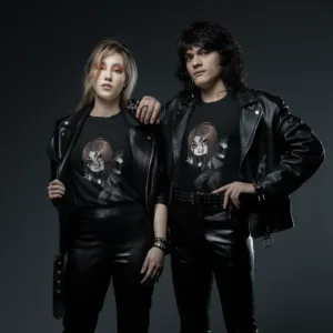 Gothest Metaller Kawaii Anime Chibi Goth Boy Unisex 100% Cotton Tee