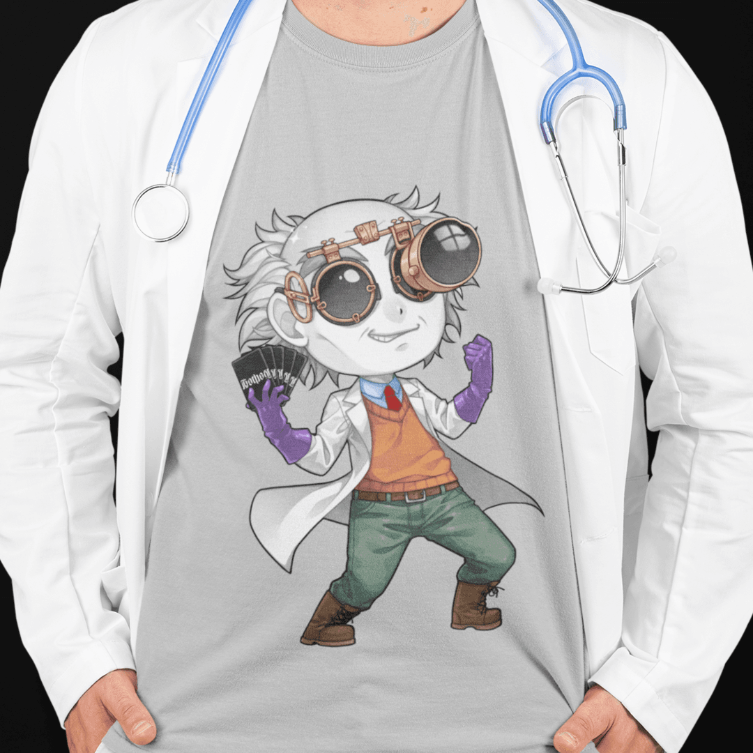 Gothest Steampunk Kawaii Anime Chibi Goth Boy Unisex 100% Cotton Tee - Image 2