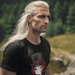 Gothest Victorigoth Andro Kawaii Anime Chibi Goth Boy Unisex 100% Cotton Tee