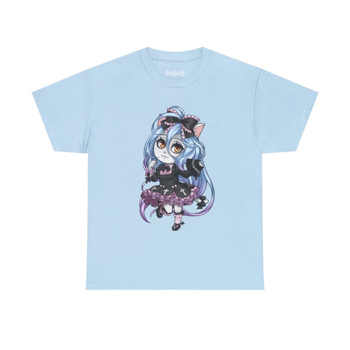 Gothest Gothloli Kawaii Anime Chibi Goth Girl Unisex 100% Cotton Tee - Image 8