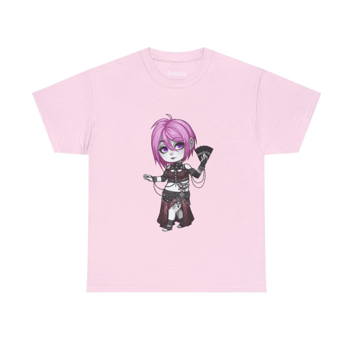 Gothest Tribalgoth Sadako Kawaii Anime Chibi Goth Girl Unisex 100% Cotton Tee - Image 8