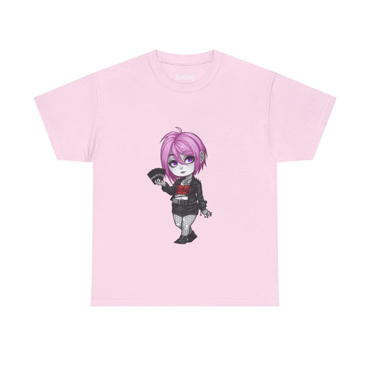 Gothest Tradgoth Sadako Kawaii Anime Chibi Goth Girl Unisex 100% Cotton Tee - Image 6