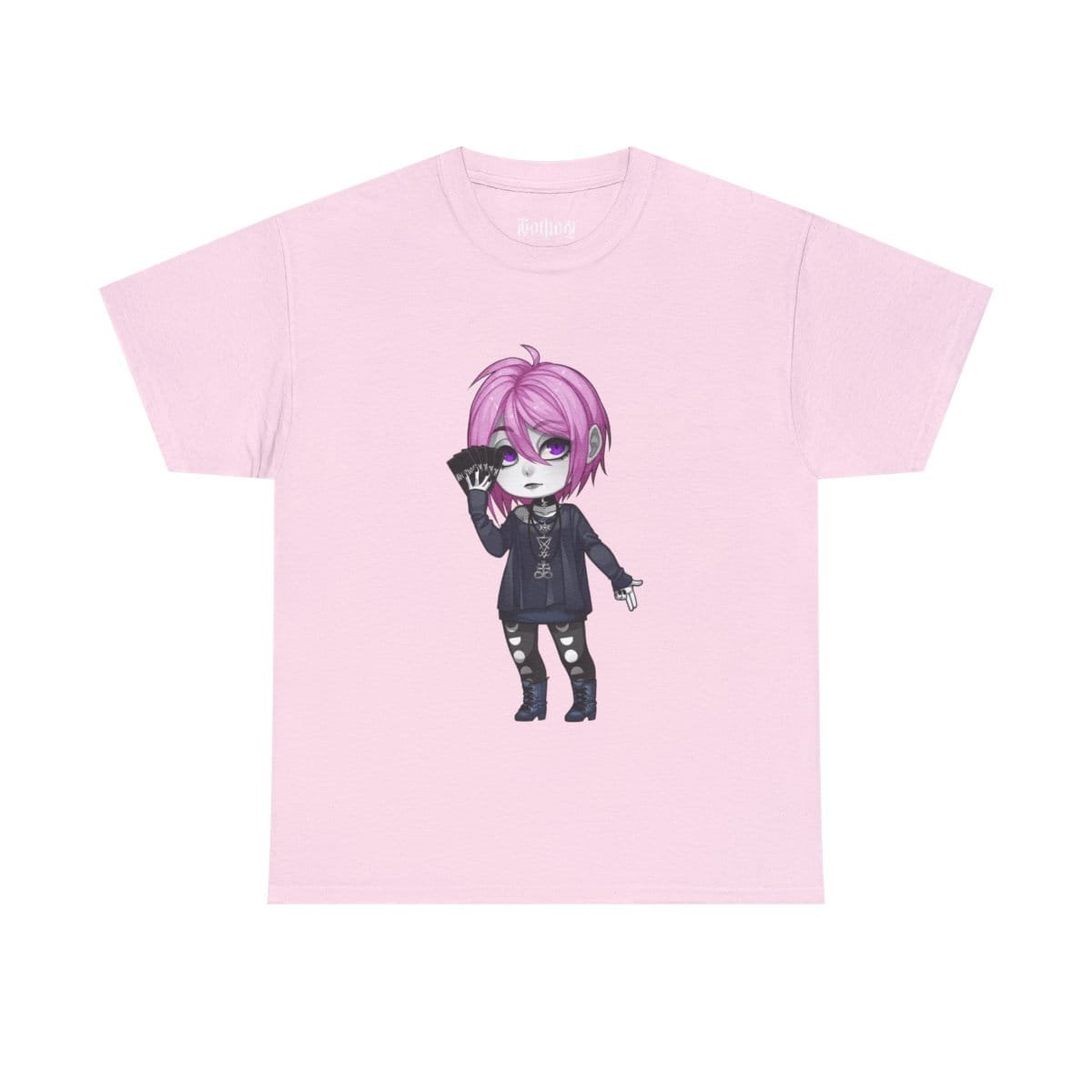Gothest Witch Sadako Kawaii Anime Chibi Goth Girl (Glamour Form) Unisex 100% Cotton Tee - Image 6