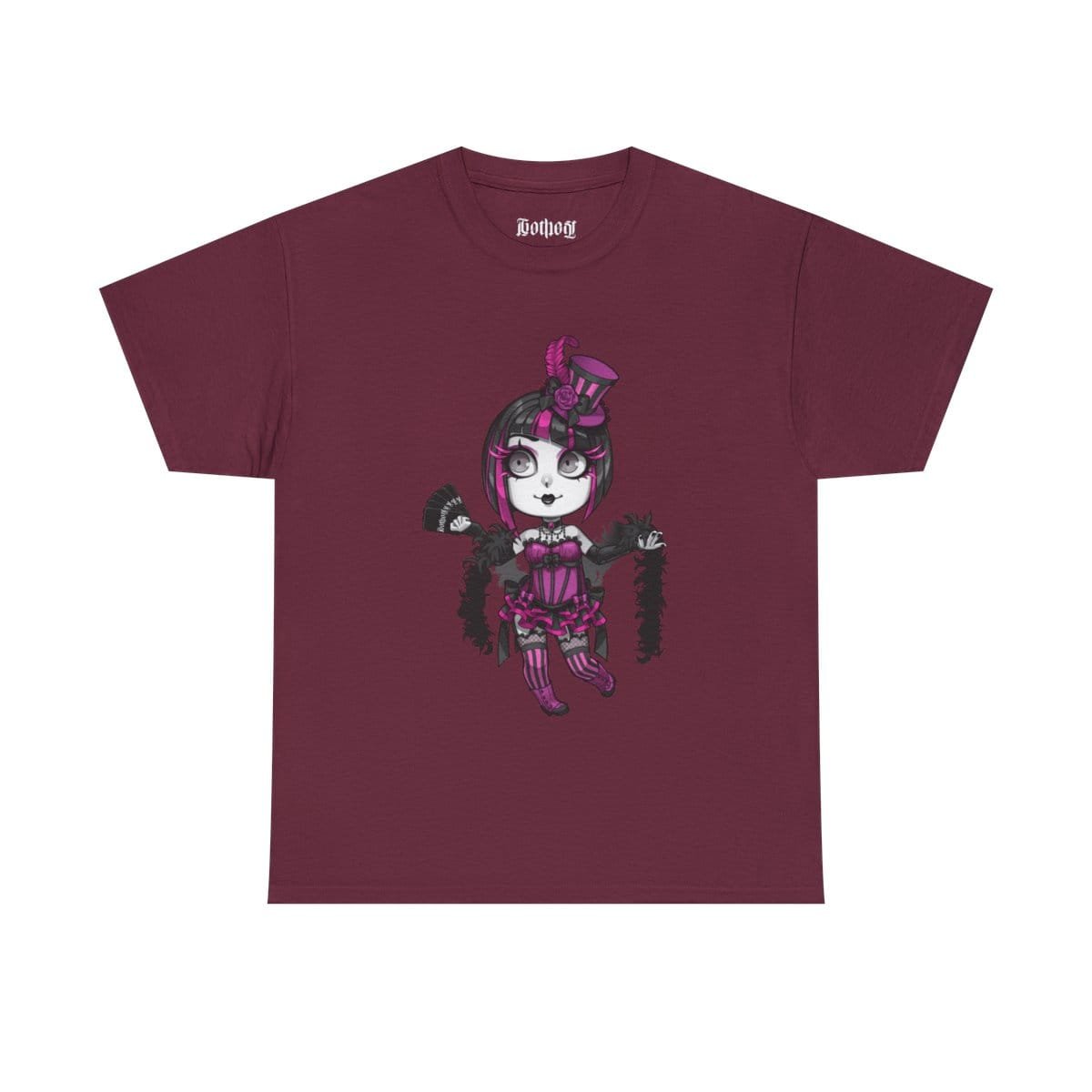 Gothest Cabaretgoth Kawaii Anime Chibi Goth Girl Unisex 100% Cotton Tee - Image 8