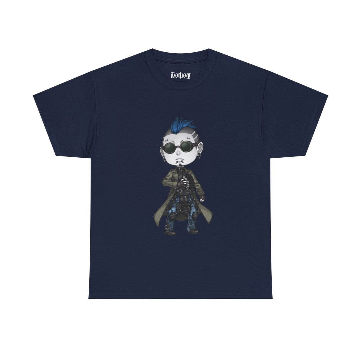 Gothest Rivetgoth Kawaii Anime Chibi Goth Boy Unisex 100% Cotton Tee - Image 6