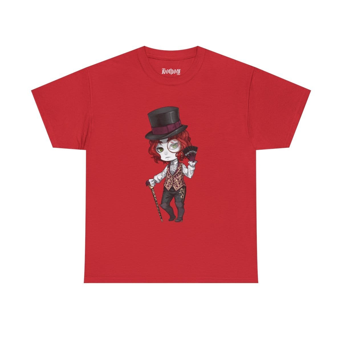 Gothest Victorigoth Andro Kawaii Anime Chibi Goth Boy Unisex 100% Cotton Tee - Image 6
