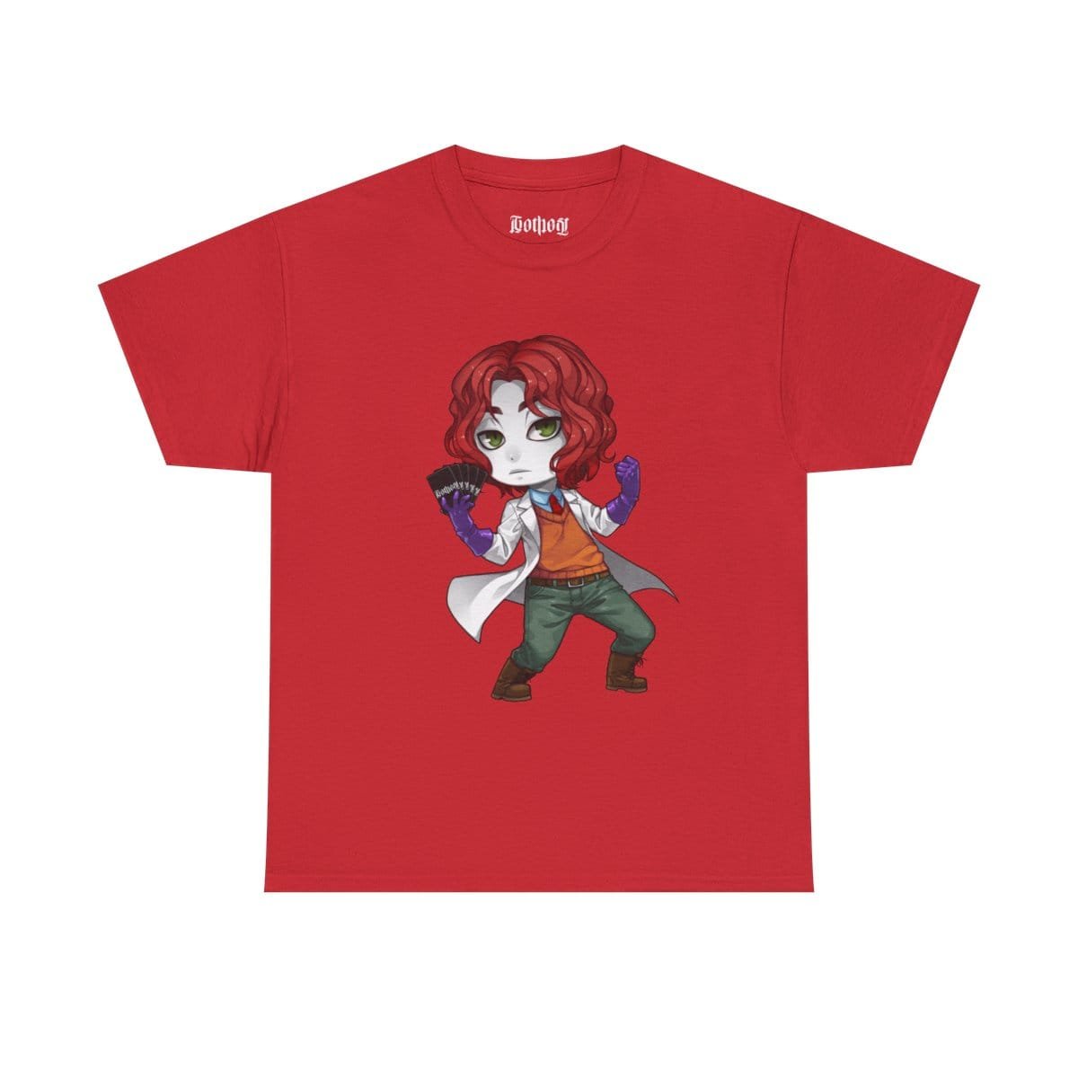 Gothest Steampunk Andro Kawaii Anime Chibi Goth Boy Unisex 100% Cotton Tee - Image 8