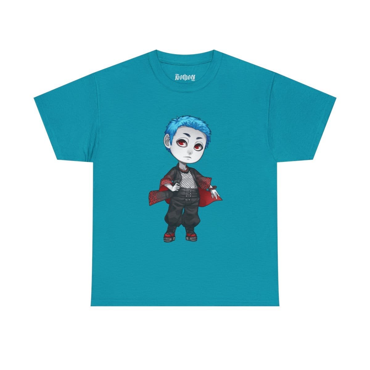 Gothest Gosu Natsuki Kawaii Anime Chibi Goth Boy Unisex 100% Cotton Tee - Image 8