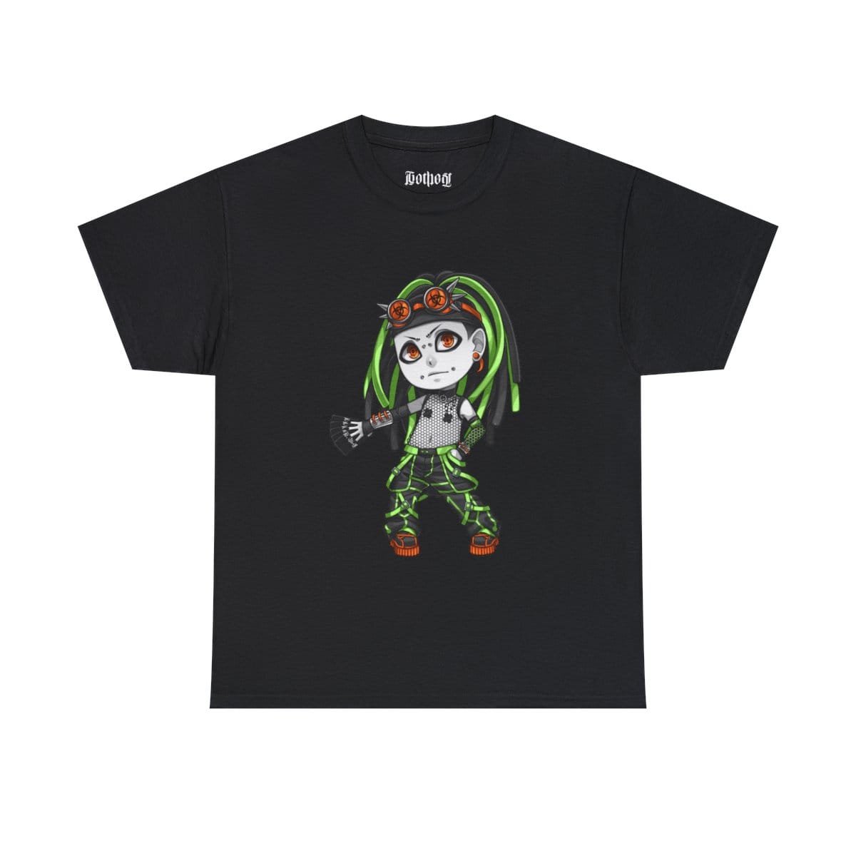 Gothest Cybergoth Kawaii Anime Chibi Goth Boy Unisex 100% Cotton Tee - Image 5