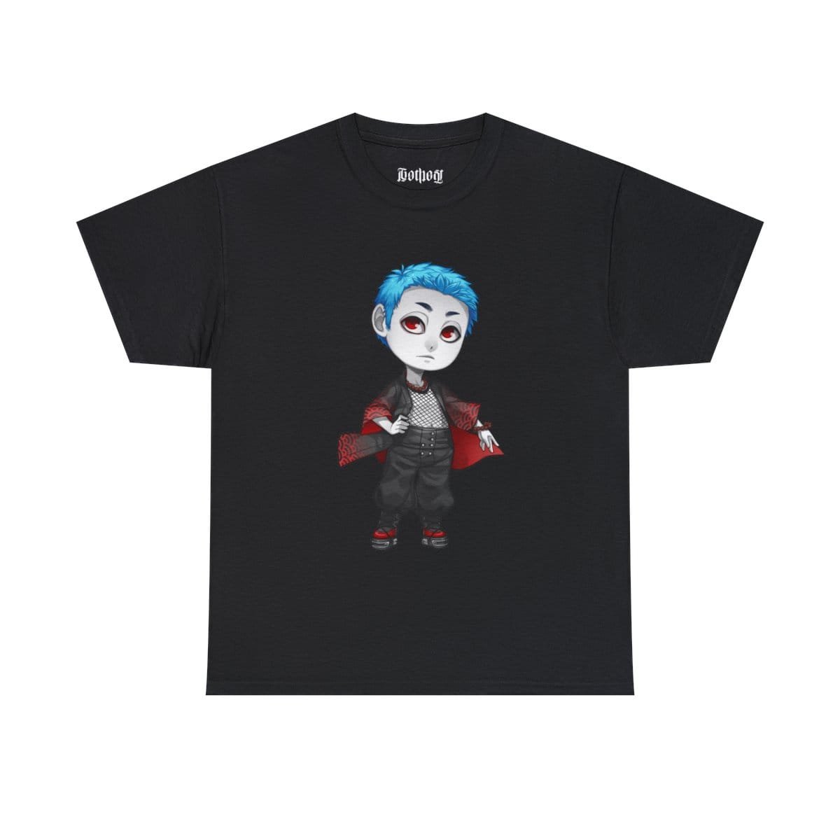 Gothest Gosu Natsuki Kawaii Anime Chibi Goth Boy Unisex 100% Cotton Tee - Image 5
