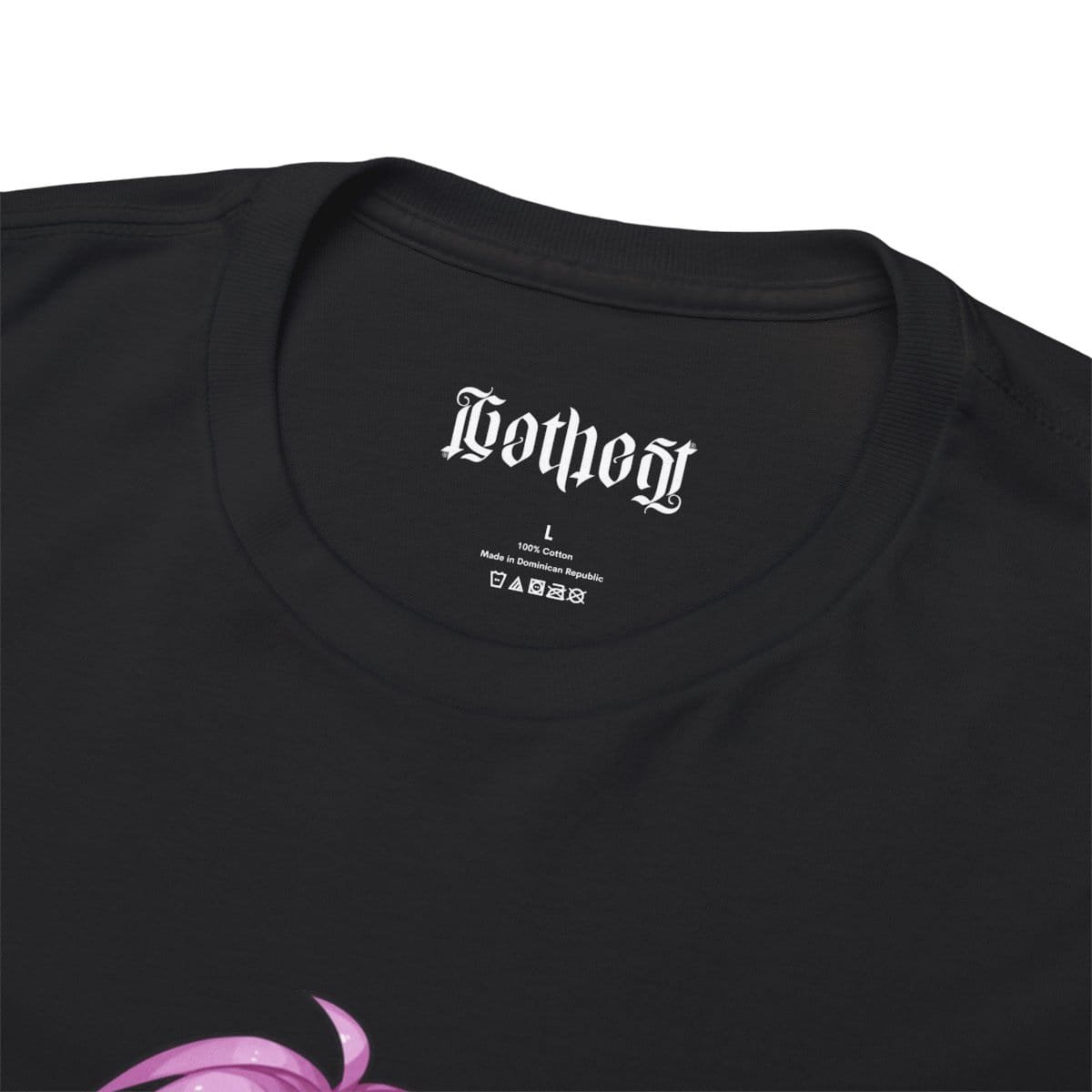 Gothest Witch Sadako Kawaii Anime Chibi Goth Girl (Glamour Form) Unisex 100% Cotton Tee - Image 4