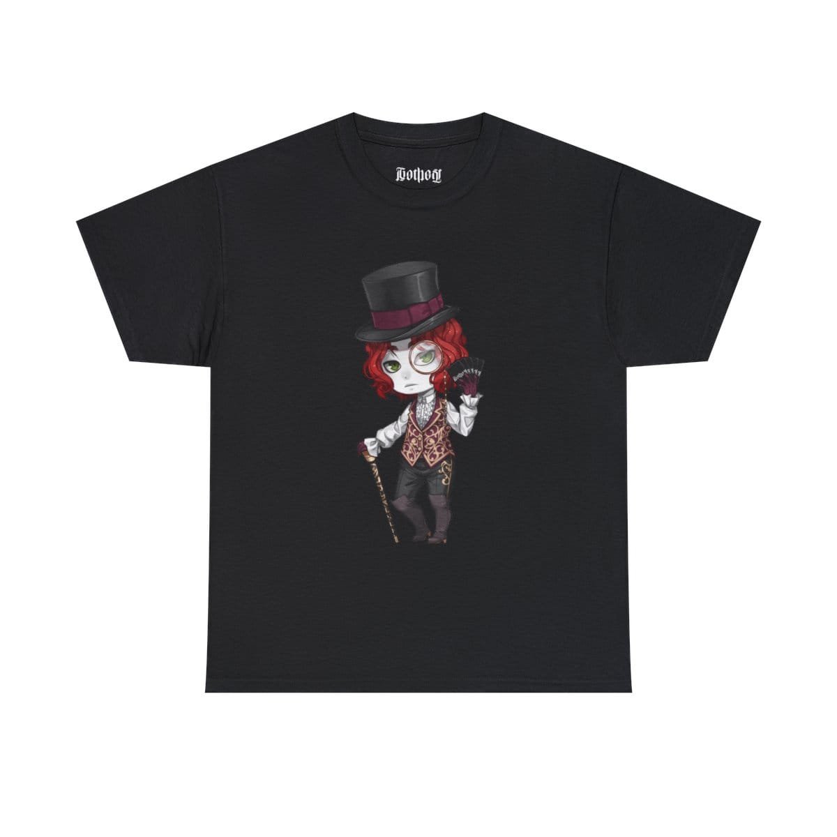 Gothest Victorigoth Andro Kawaii Anime Chibi Goth Boy Unisex 100% Cotton Tee - Image 3