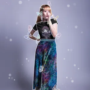 Gothest Faerygoth Kawaii Anime Chibi Goth Girl Unisex 100% Cotton Tee