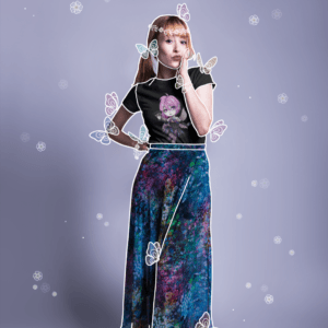 Gothest Faerygoth Sadako Kawaii Anime Chibi Goth Girl Unisex 100% Cotton Tee