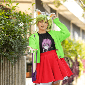 Gothest Gothloli Sadako Kawaii Anime Chibi Goth Girl Unisex 100% Cotton Tee