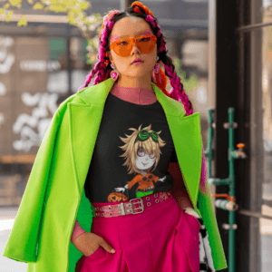 Gothest Graver Kimberly Kawaii Anime Chibi Goth Girl Unisex 100% Cotton Tee