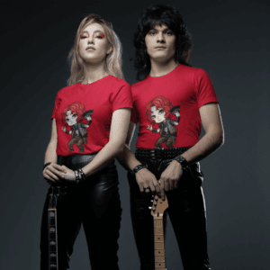 Gothest Metaller Andro Kawaii Anime Chibi Goth Boy Unisex 100% Cotton Tee