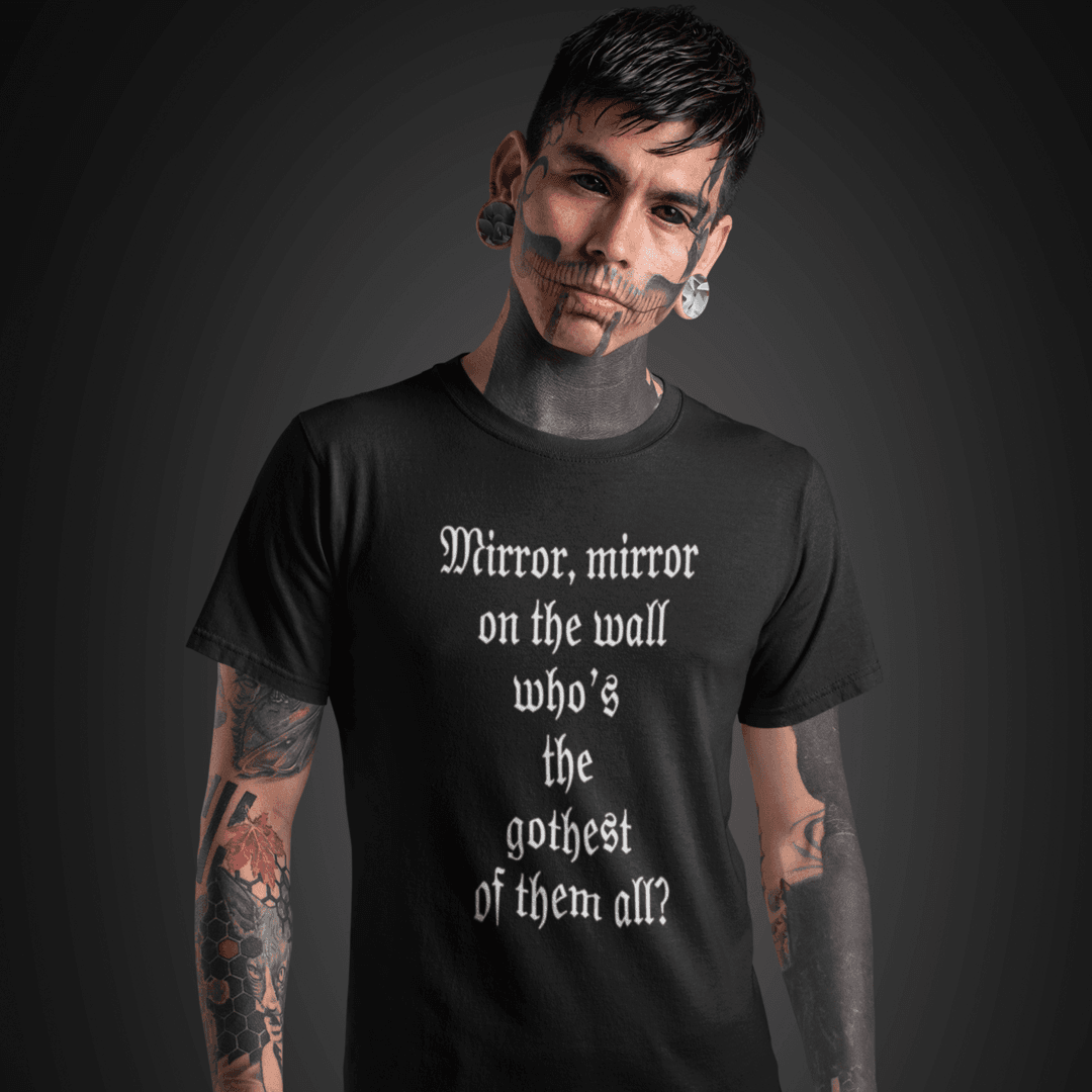 Mirror, Mirror Gothest Unisex 100% Cotton Tee - Image 2