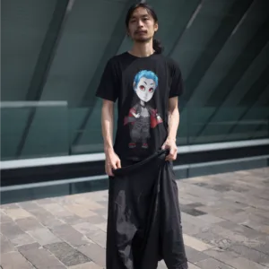 Gothest Gosu Natsuki Kawaii Anime Chibi Goth Boy Unisex 100% Cotton Tee