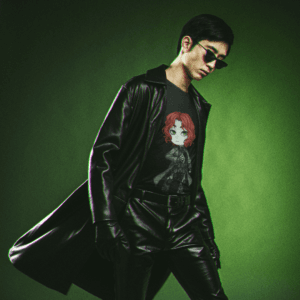 Gothest Rivetgoth Andro Kawaii Anime Chibi Goth Boy Unisex 100% Cotton Tee