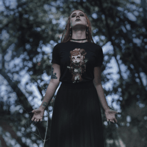 Gothest Tribalgoth Kawaii Anime Chibi Goth Girl Unisex 100% Cotton Tee