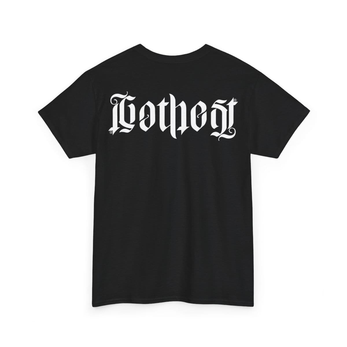 Gothest Goth Card - "UV Contact Lenses" Kawaii Anime Goth Girl Unisex 100% Cotton Tee - Image 4